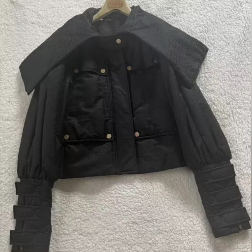 Gucci GG Women’s Black Hooded Hoodie Jacket